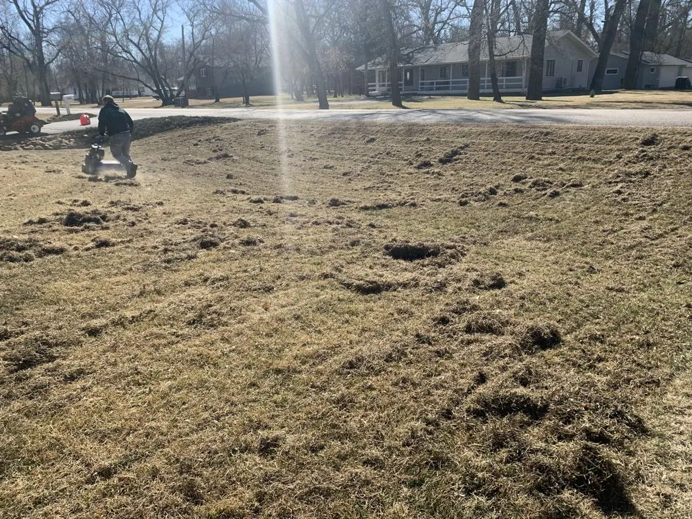 Local lawn mowing service in Bismarck, ND by Green Line Lawn Care