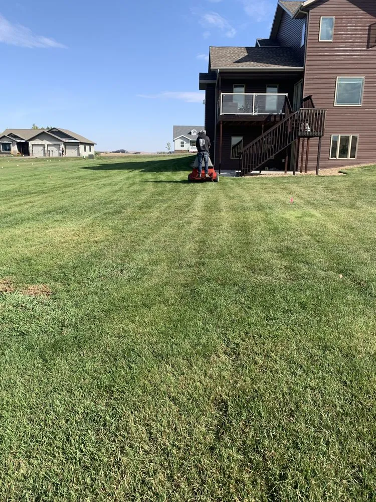 Affordable outdoor landscaping in Bismarck, ND by Green Line Lawn Care