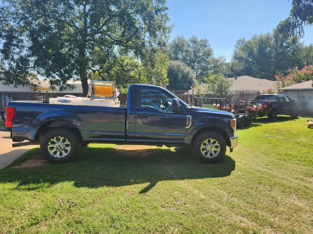 Professional lawn mowing service for year-round maintenance in Whitehouse, TX by Green Line Lawn Care