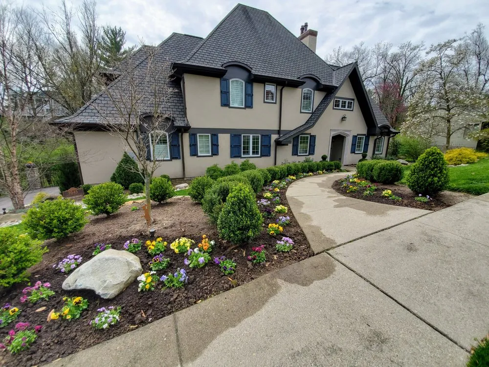 Professional residential landscaping with custom design in Cincinnati, OH by Green Living by Design