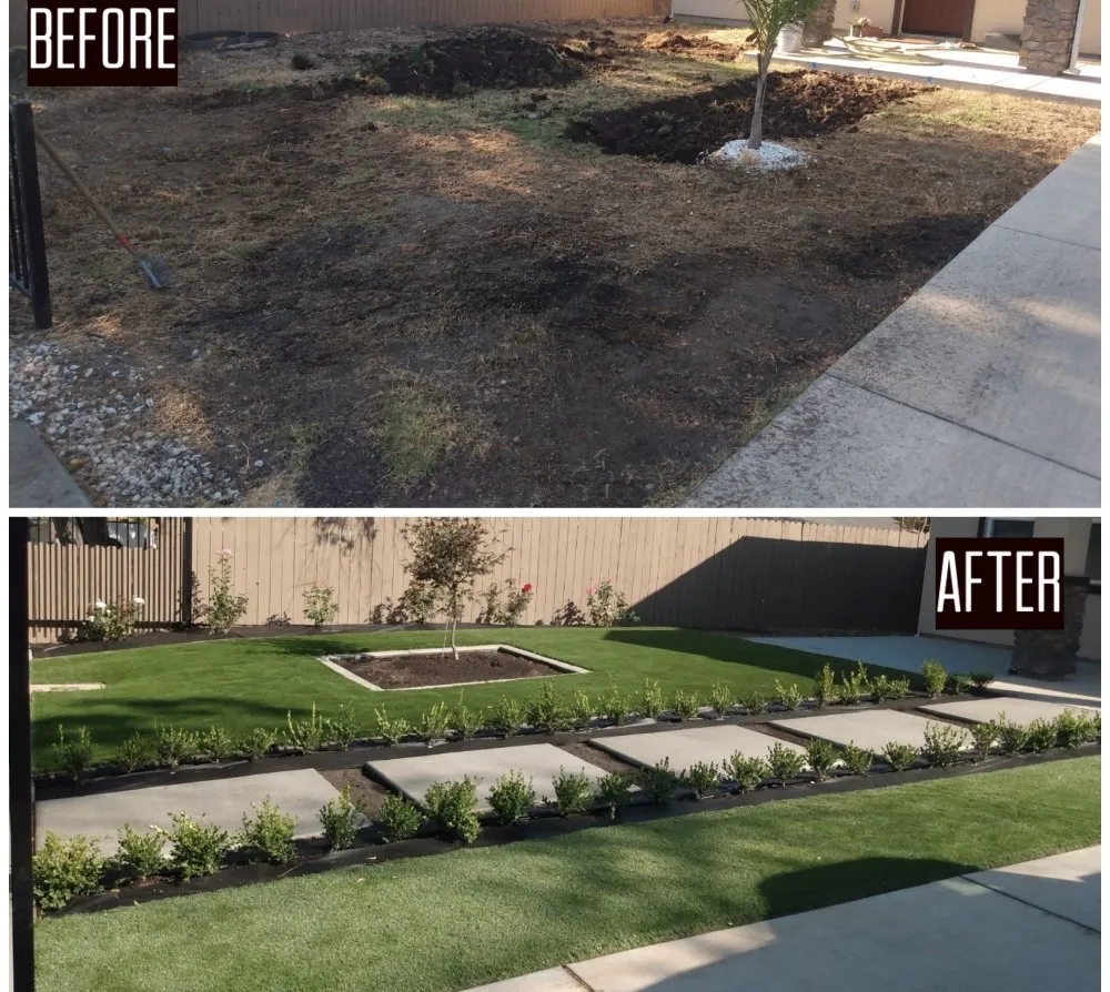 Custom yard cleanup service in Foothill Farms, CA by Green Look and Plus