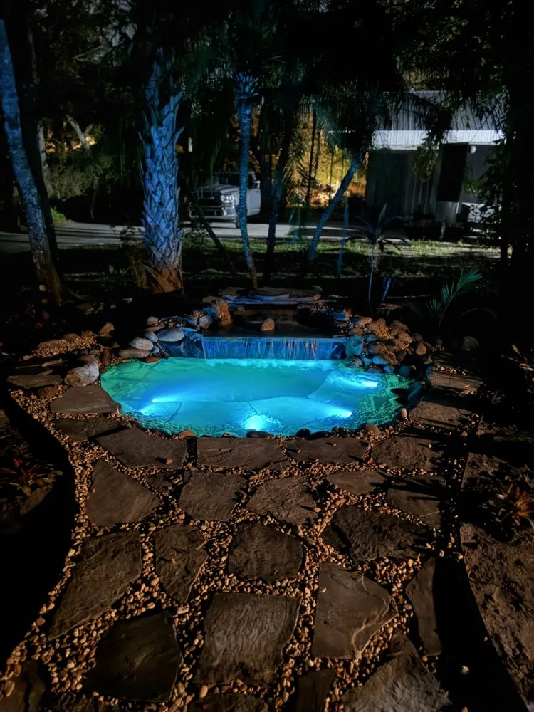 Custom yard cleanup service for outdoor upgrades in Sarasota, FL by Green Machine Landscaping And Pond Services