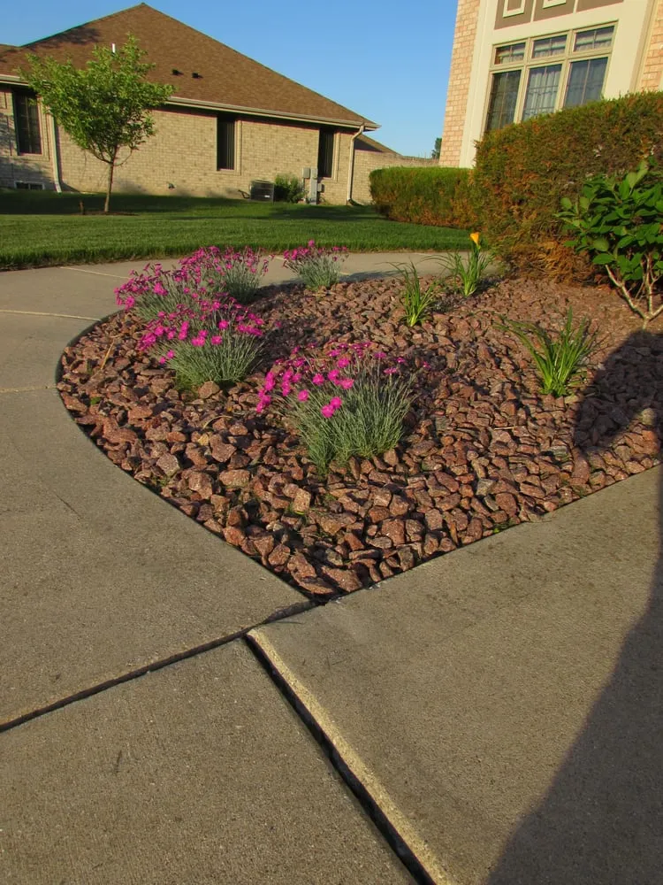 Affordable landscape design for outdoor upgrades in New Berlin, WI by Green Machine Landscaping