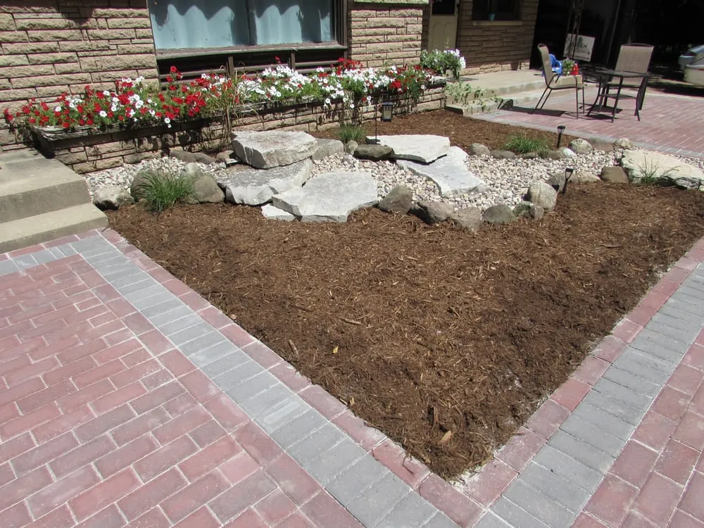 Local outdoor landscaping with custom design across New Berlin, WI - Green Machine Landscaping