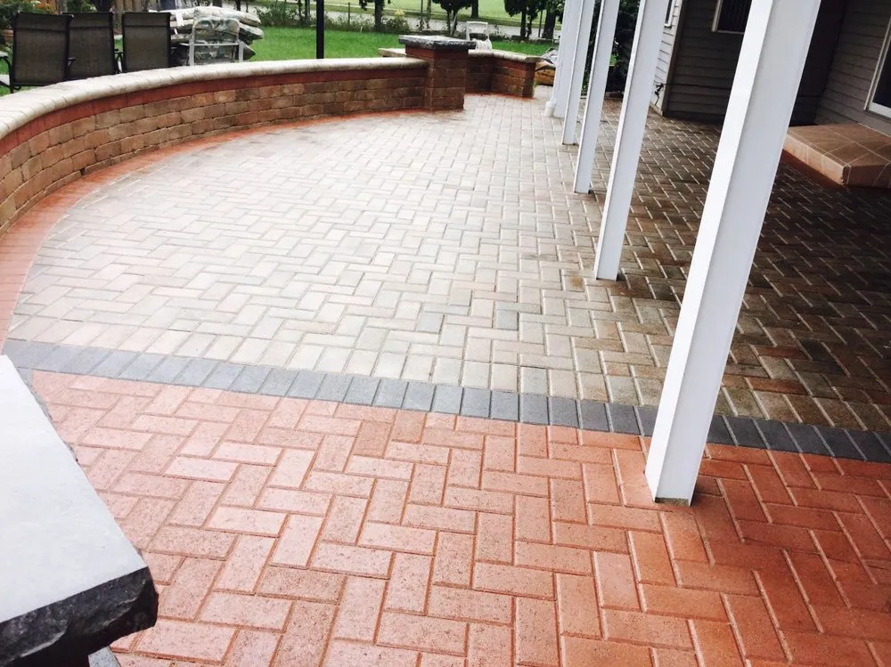 Reliable lawn care service with custom design in Des Plaines, IL by Green Master Turf Inc