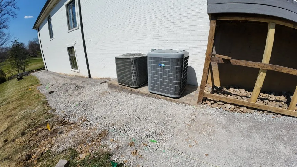 Custom landscape installation in Louisville, KY - Green Meadows Landscaping