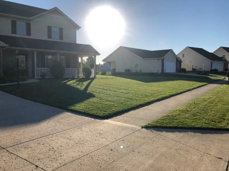 Top-rated lawn mowing service with custom design in Fort Wayne, IN by Green Meadows Lawn Care Pros