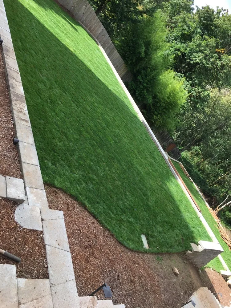 Local outdoor landscaping with custom design in Portland, OR by Green Mountain Landscape