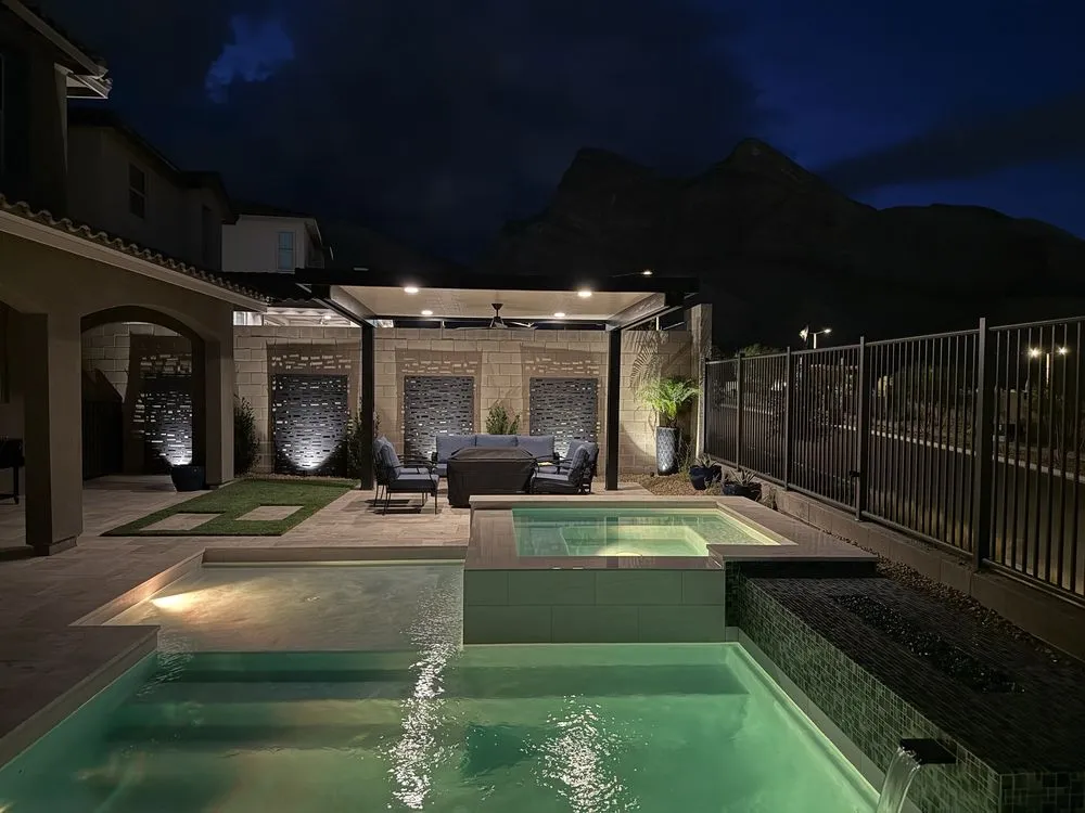 Expert yard cleanup service for residential properties in Las Vegas, NV by Green O' Aces Pools & Landscape