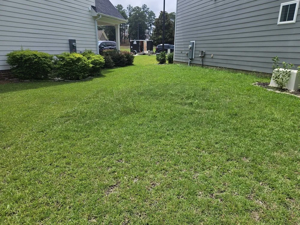 Affordable landscape design in Fayetteville, NC by Green Oasis Lawn Service