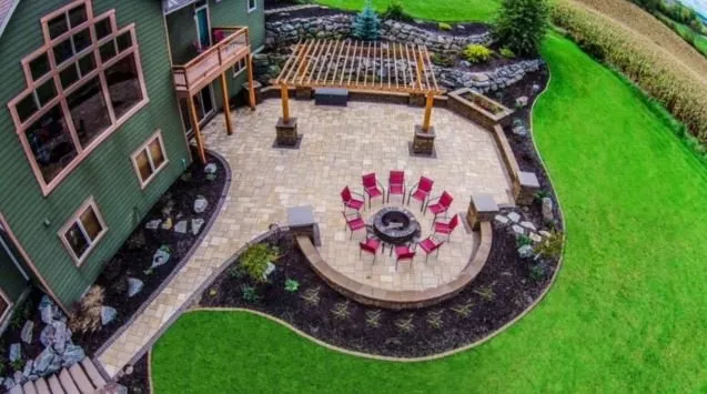 Custom landscaping services in Rice Lake, WI by Green Oasis