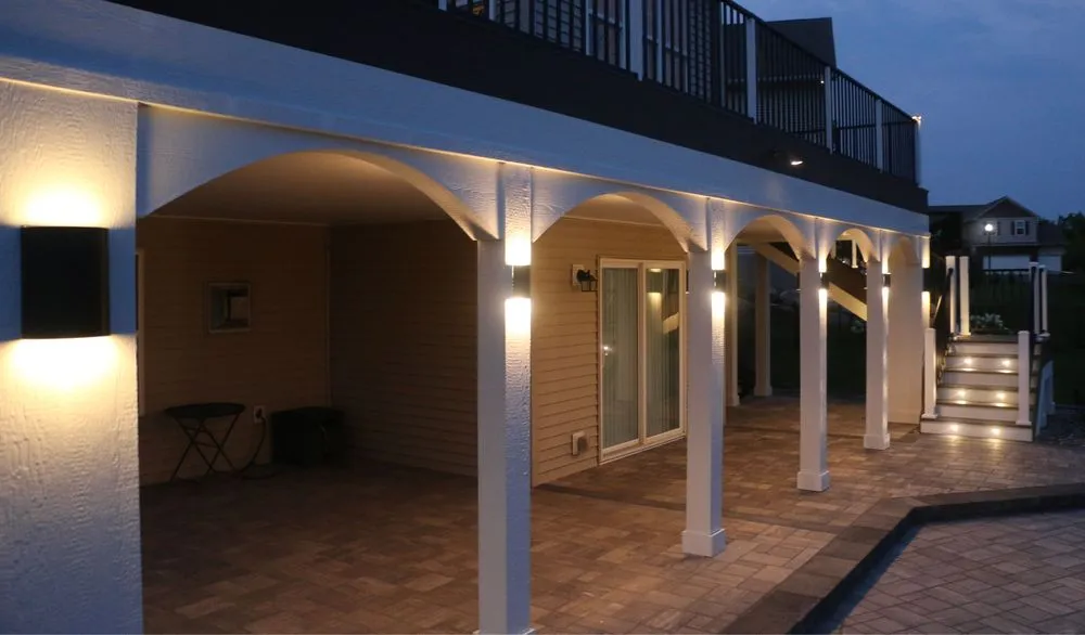 Professional landscaping services for year-round maintenance in Rice Lake, WI by Green Oasis