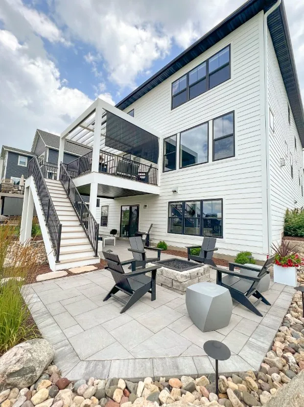 Professional landscaping services in Woodbury, MN by Green Oasis