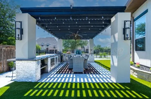 Local lawn care service in Frisco, TX by Green Paradise Construction And Design