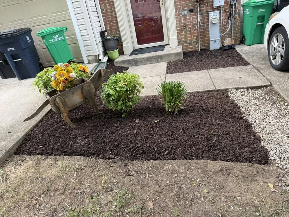 Professional landscape installation in Edgewater, MD by Green paradise