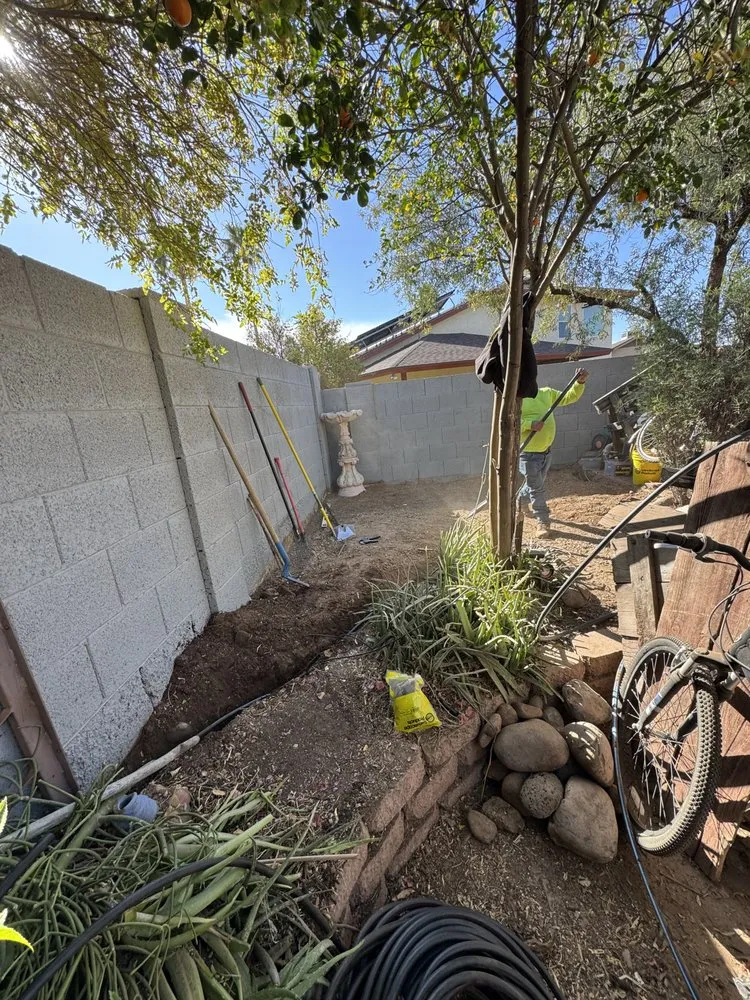 Affordable garden landscaping in Phoenix, AZ by Green Paradise Landscaping Services