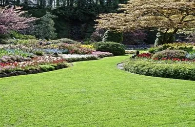 Green Pastures Lawn Care Logo