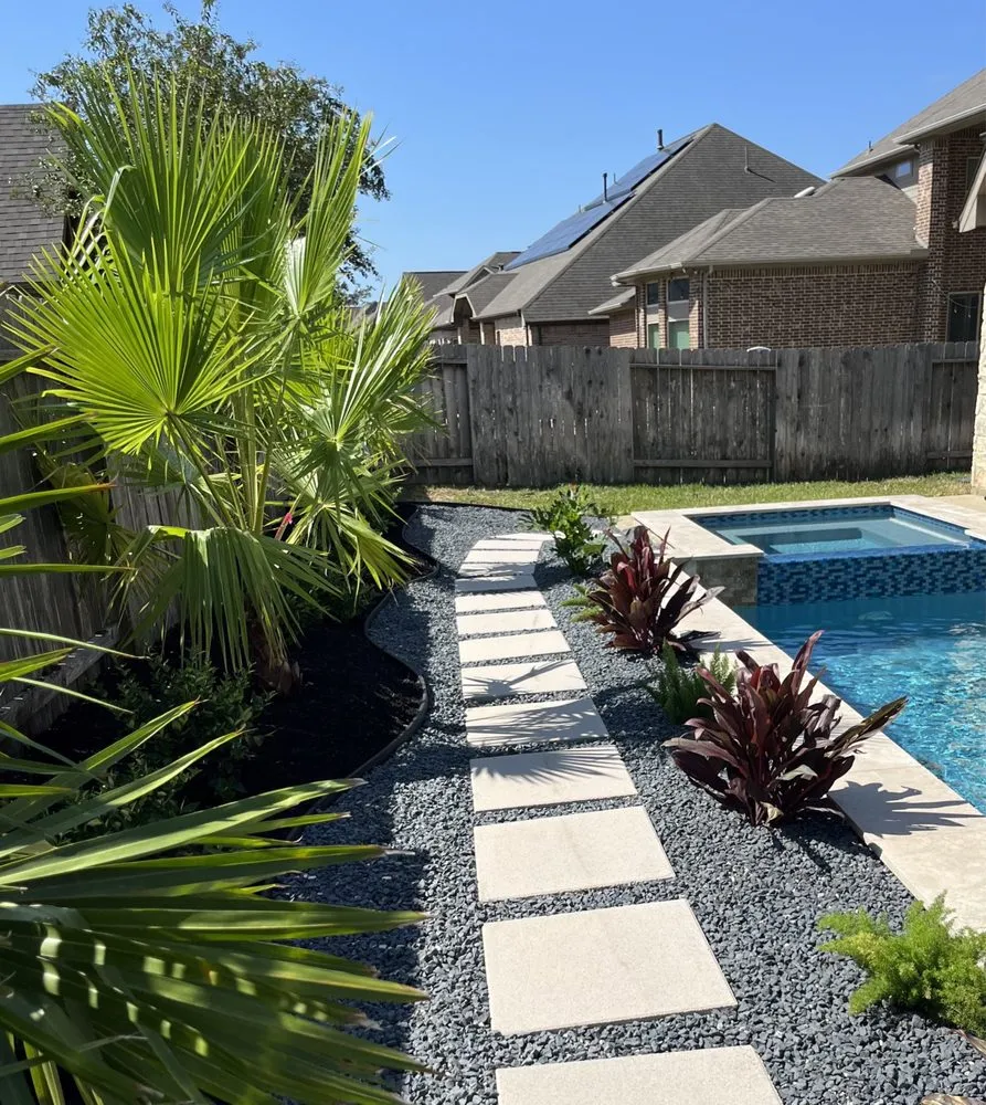 Local residential landscaping for year-round maintenance in Houston, TX by Green Path Landscapes
