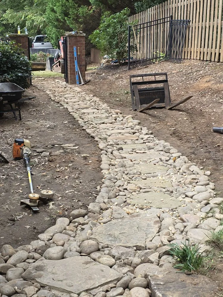 Expert garden landscaping for beautiful yards in Gainesville, GA by Green Path Landscaping