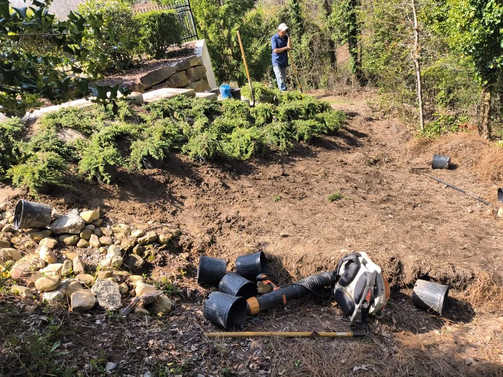 Custom lawn mowing service in Gainesville, GA by Green Path Landscaping