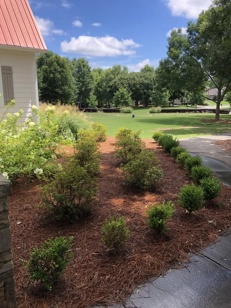 Professional garden landscaping in Hiram, GA by Green Pear Landscapes