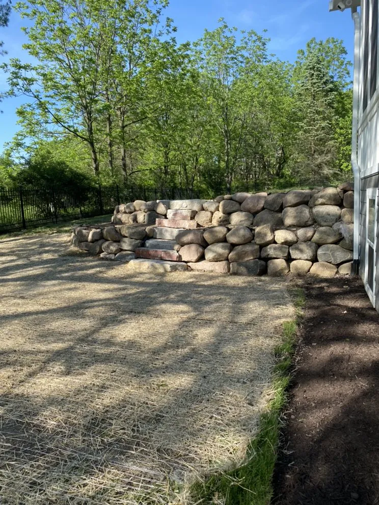 Custom landscaping services for beautiful yards in Walworth, WI by Green Pine Landscaping