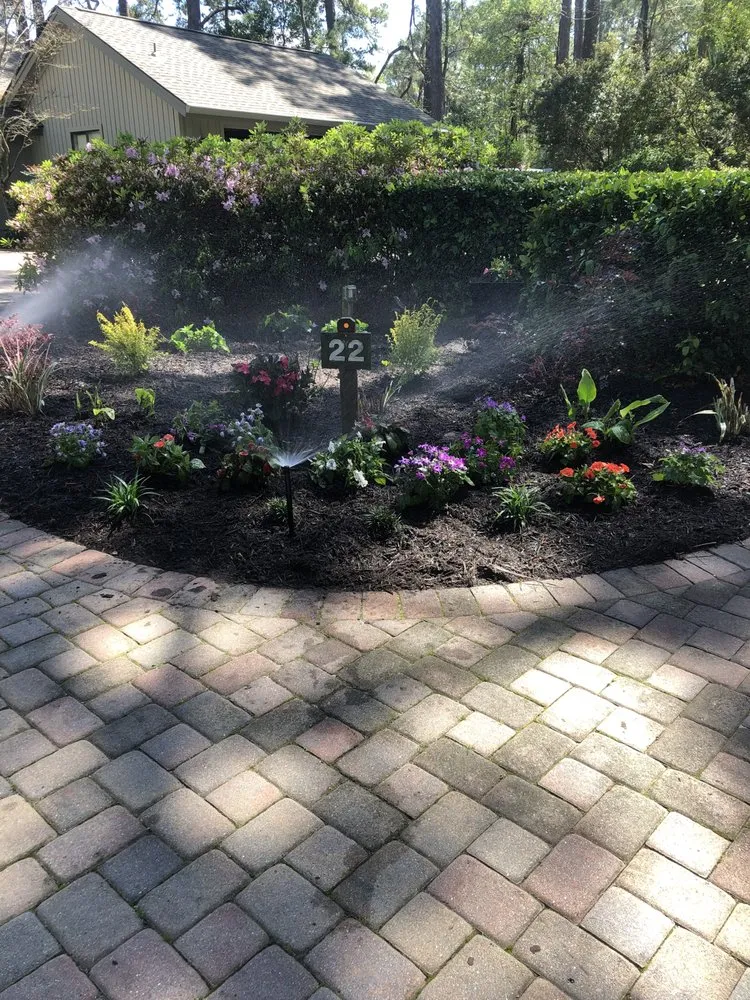 Custom garden landscaping for year-round maintenance across Hilton Head Island, SC - Green Planet Landscaping