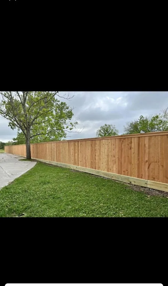 Affordable landscape installation in League City, TX by Green Planet Tree Service