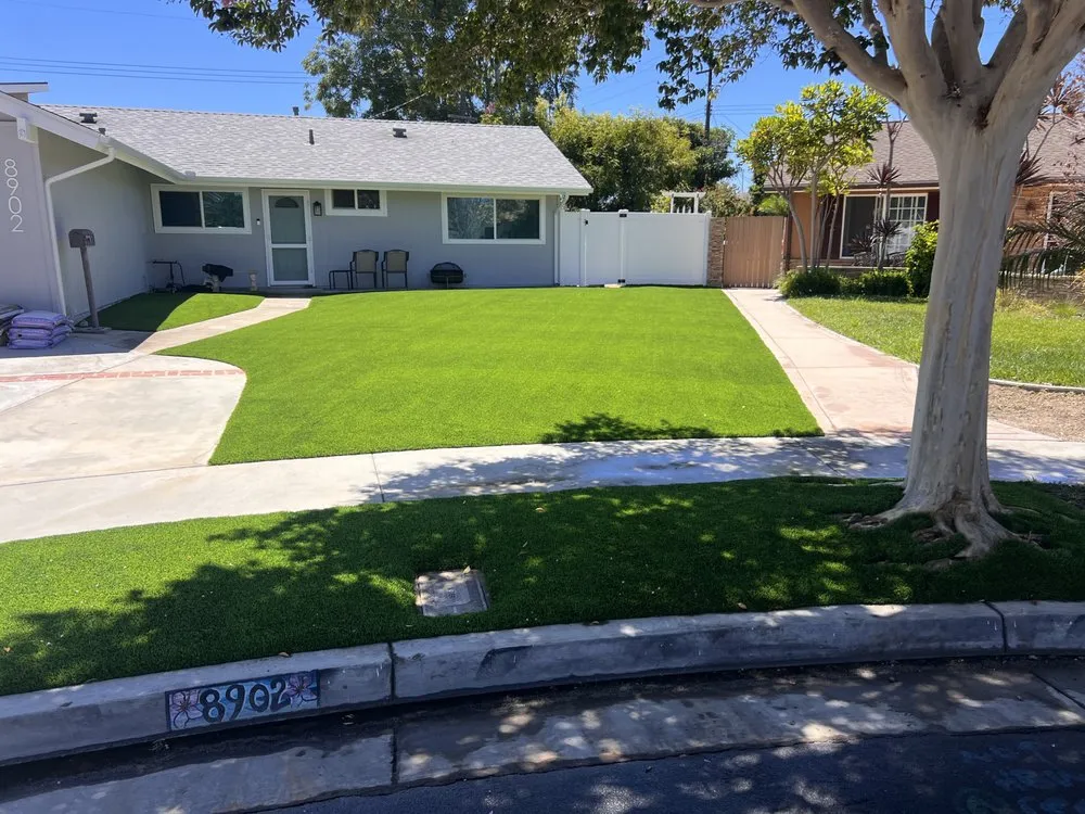 Custom outdoor landscaping for residential properties in Santa Ana, CA by Green Plus Landscaping