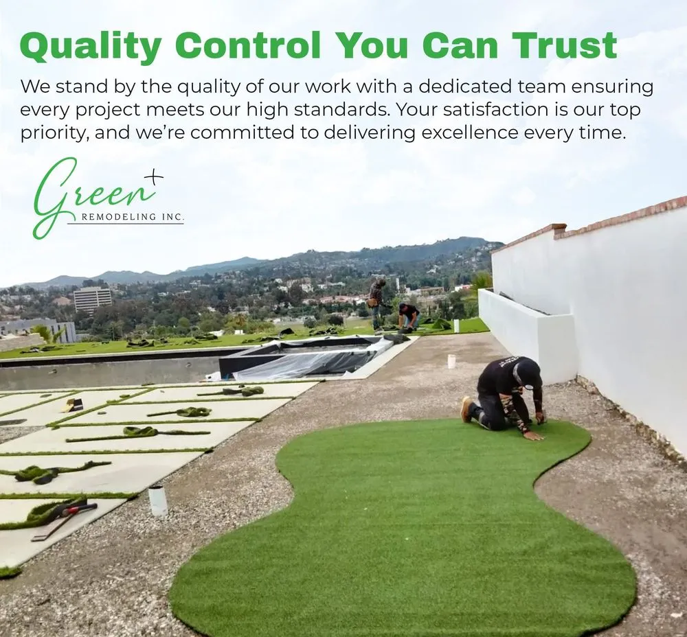 Professional lawn mowing service for year-round maintenance across Woodland Hills, CA - Green Plus Remodeling