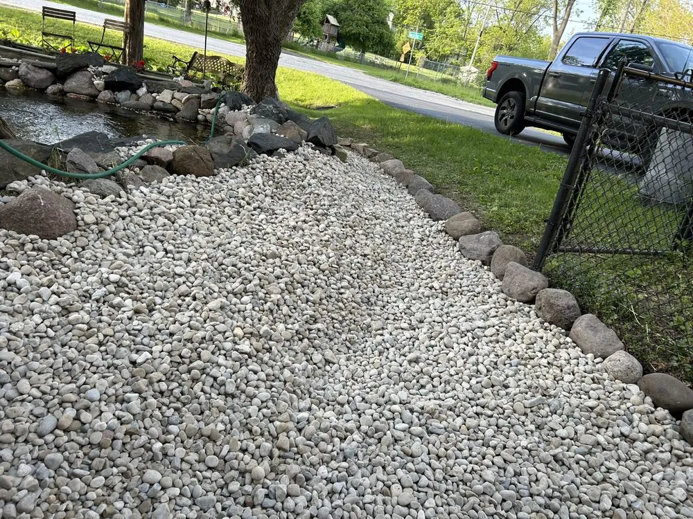 Custom landscape installation near you across Woodstock, IL - Green prairie landscaping
