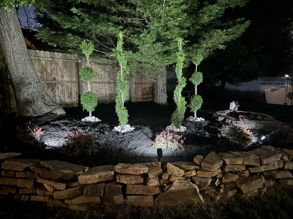 Professional landscape installation for residential properties in Laurence Harbor, NJ by Green Pro Landscaping