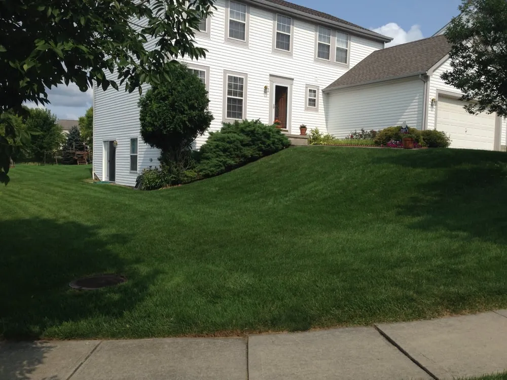 Professional residential landscaping for year-round maintenance in Heath, OH by Green Pro Lawns