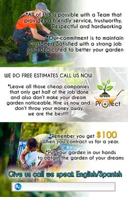 Green Project Landscaping Logo