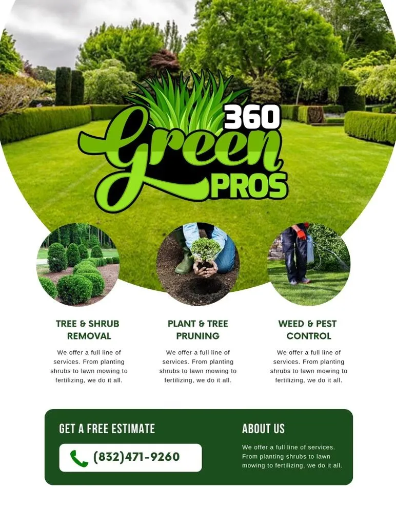 Custom garden landscaping near you in Sugar Land, TX by Green Pros 360