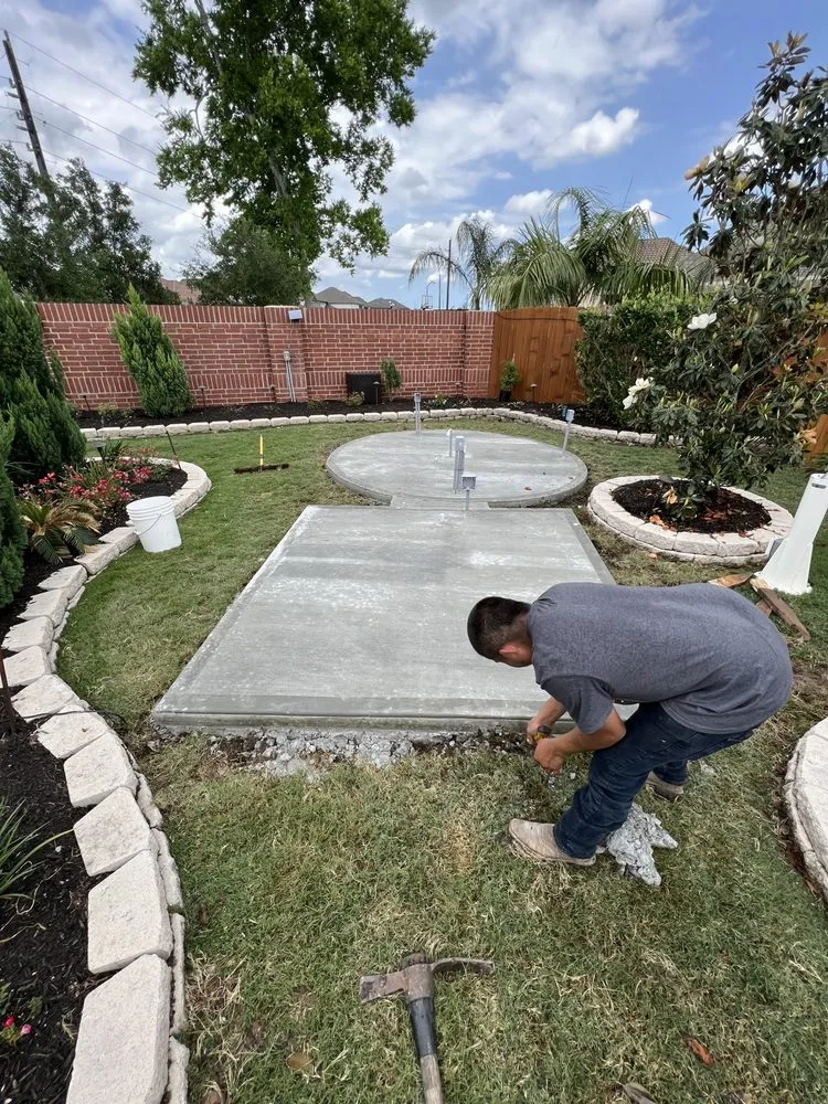Custom landscape design with custom design across Sugar Land, TX - Green Pros 360
