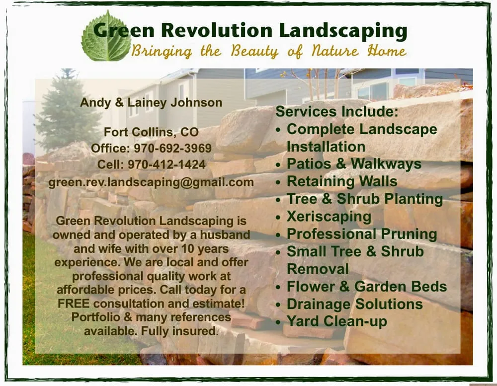 Top-rated residential landscaping for beautiful yards across Windsor, CO - Green Revolution Landscaping