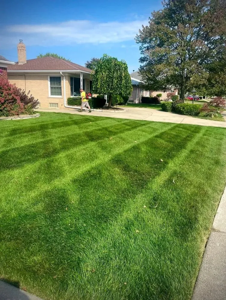 Expert lawn mowing service in St. Clair Shores, MI by Green Rhino Lawn Care