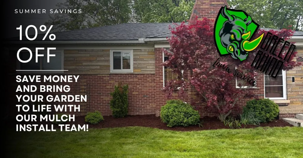 Affordable garden landscaping for beautiful yards across St. Clair Shores, MI - Green Rhino Lawn Care
