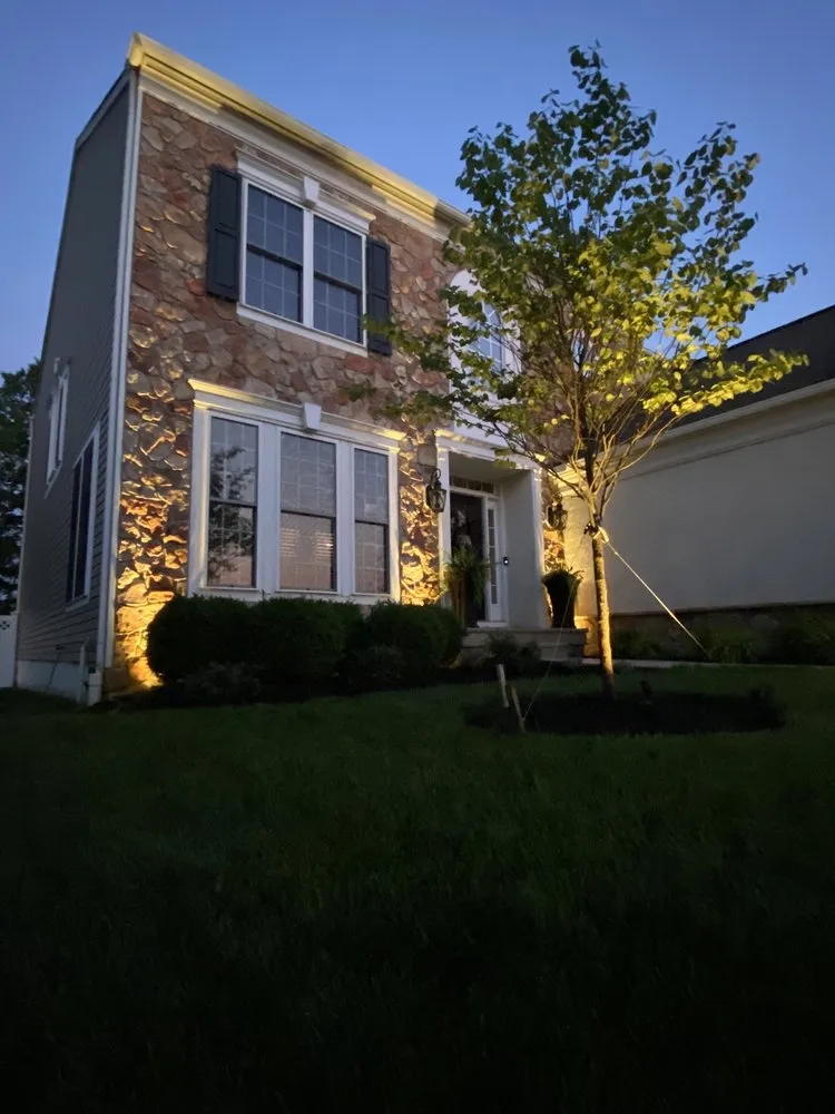 Expert outdoor landscaping for homes in Warrington, PA by Green Ridge Landscaping