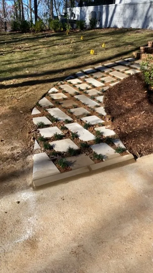 Expert landscape installation for residential properties in Pelham, AL by Green Roots Services