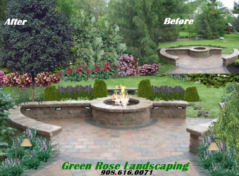Professional lawn care service for year-round maintenance in Piscataway Township, NJ by Green Rose Landscaping