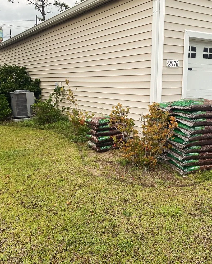 Professional garden landscaping for homes in Surfside Beach, SC by Green Sands Landscaping