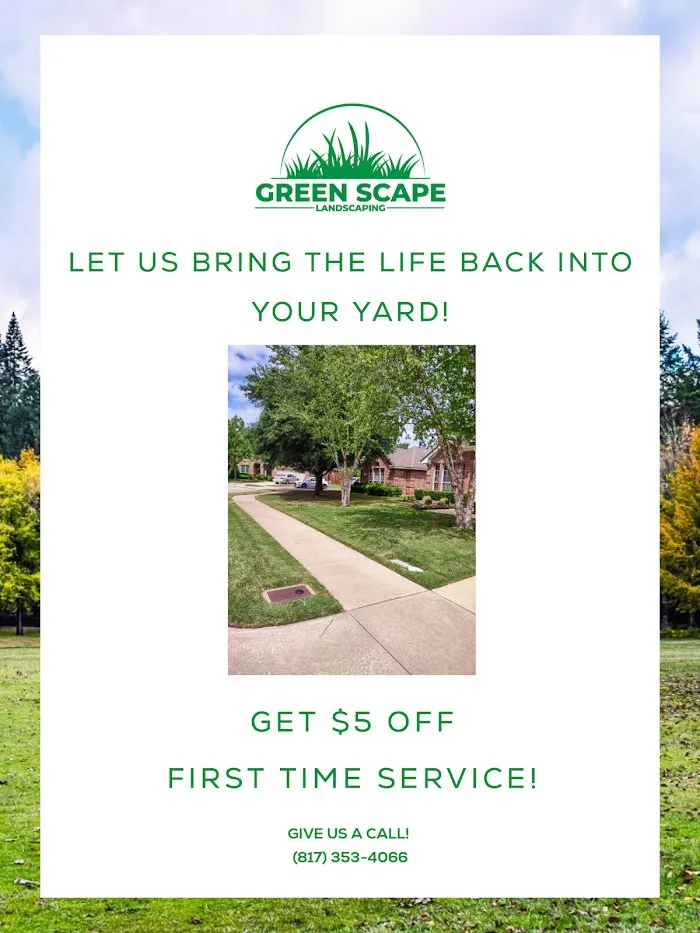 Reliable outdoor landscaping in Fort Worth, TX by Green Scape Landscape