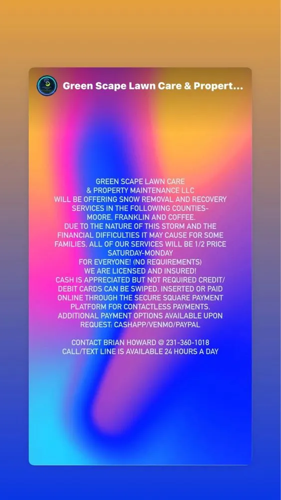 Affordable lawn care service in Winchester, TN by Green Scape Lawn Care & Property Maintenance