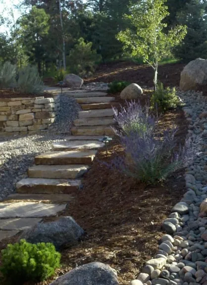 Local landscape installation in Colorado Springs, CO by Green Scapes Landscaping