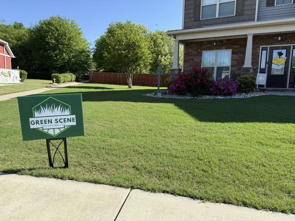 Professional garden landscaping for homes in Barnwell, SC by Green Scene Solutions