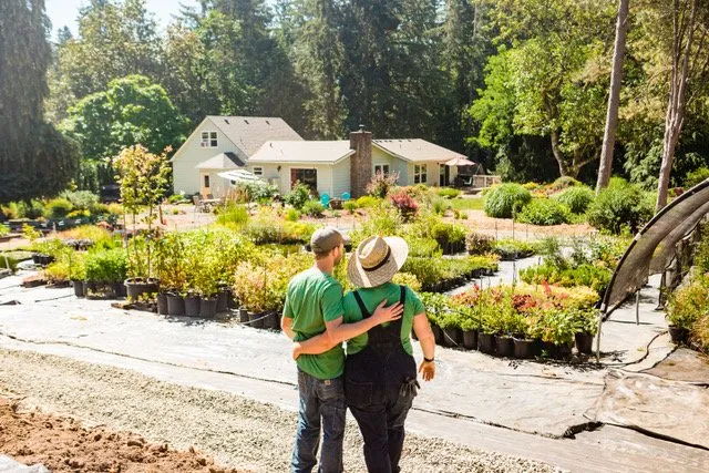 Professional residential landscaping in Canby, OR by Green Seed Gardens