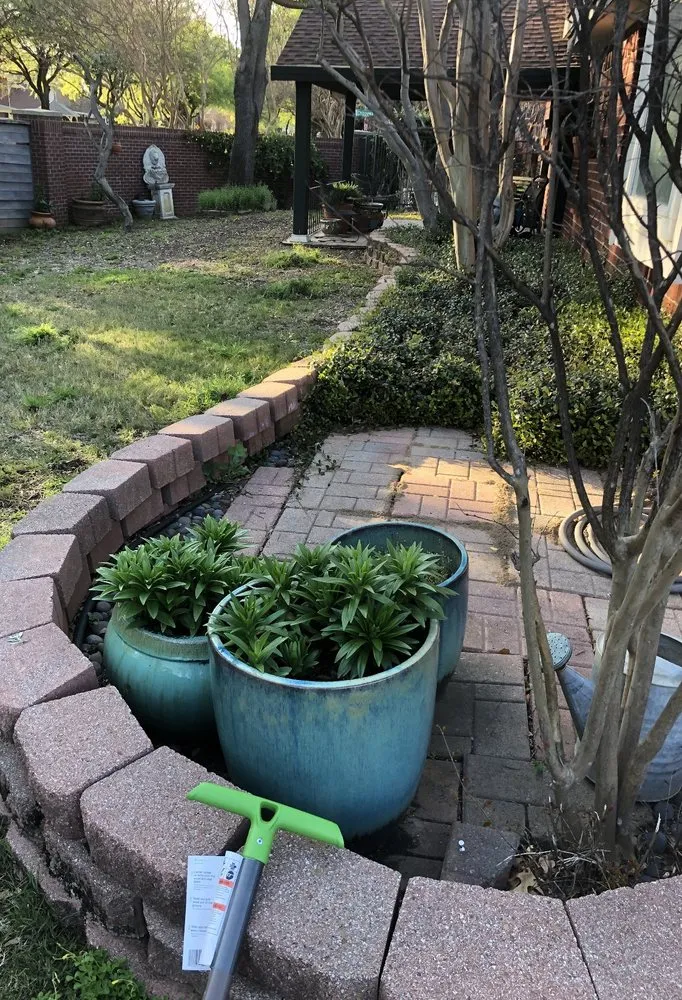 Custom landscape design for beautiful yards in Carrollton, TX by Green Services