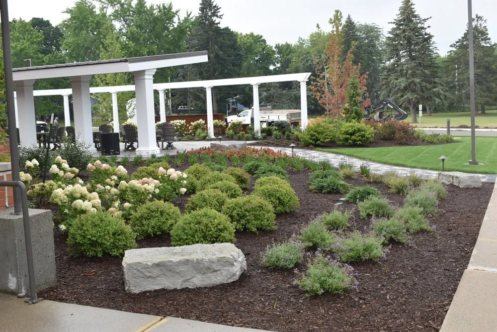 Affordable landscape design for residential properties in Alma, MI by Green Side Up